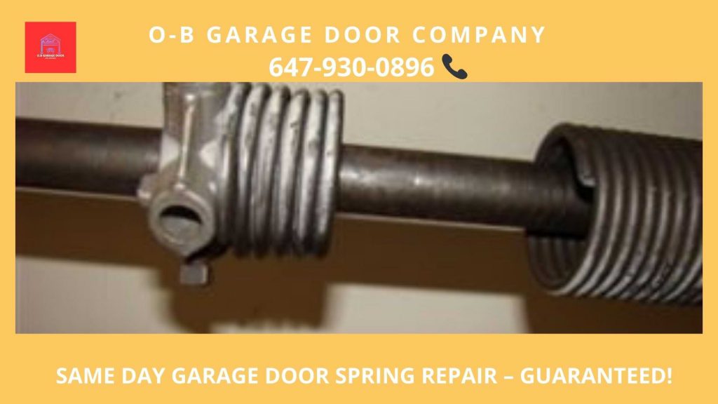 Brooklin Garage Door Spring Replacement